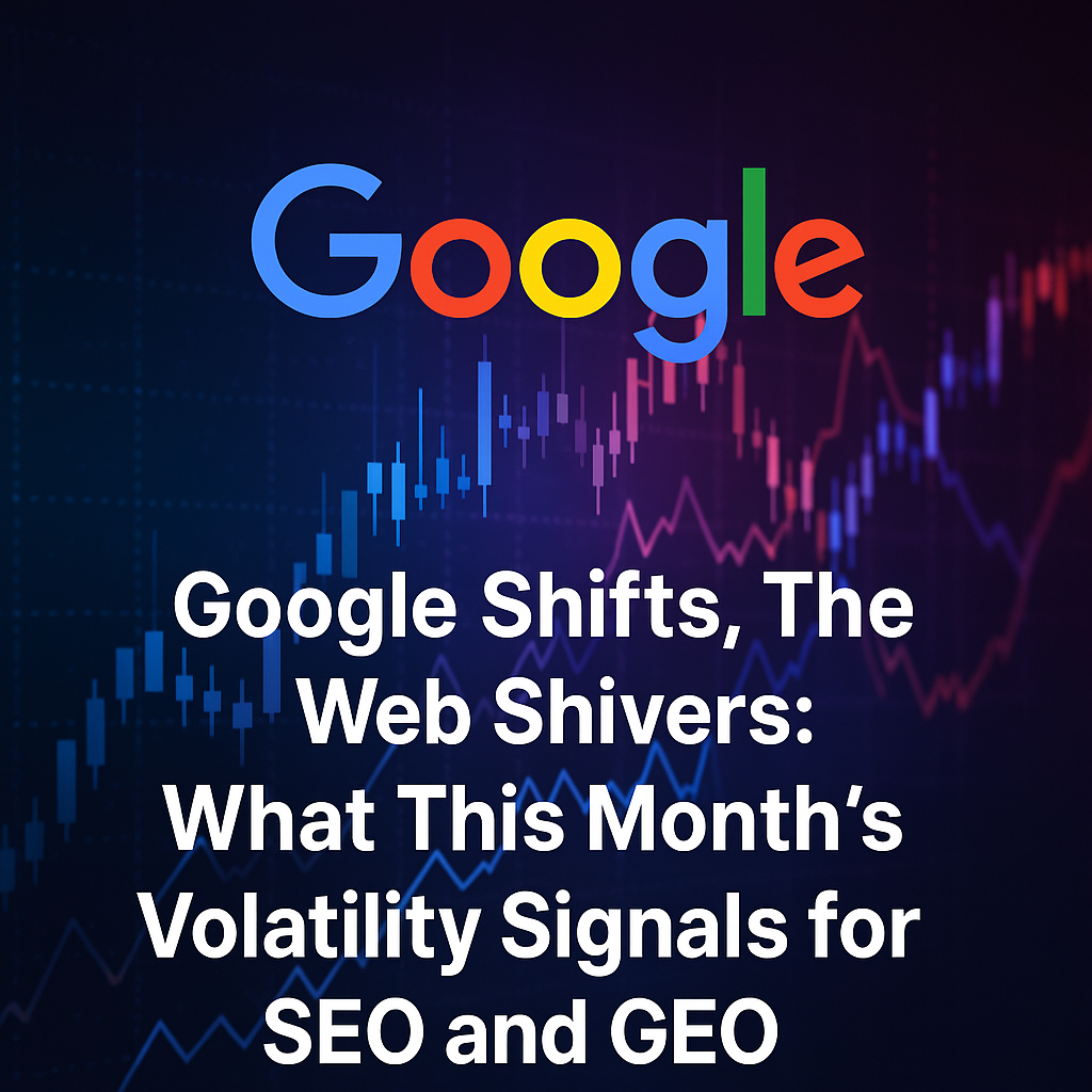 Google Shifts, The Web Shivers: What This Month’s Volatility Signals for SEO and GEO